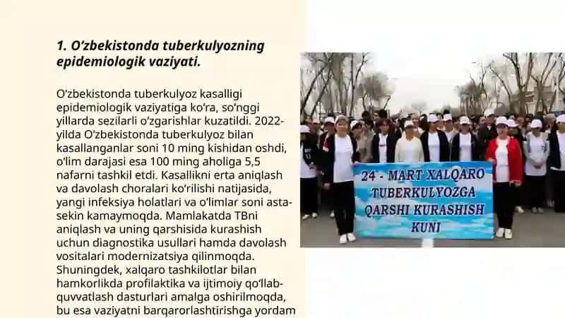 Tuberkulyozga qarshi kurashishning milliy dasturi 3
