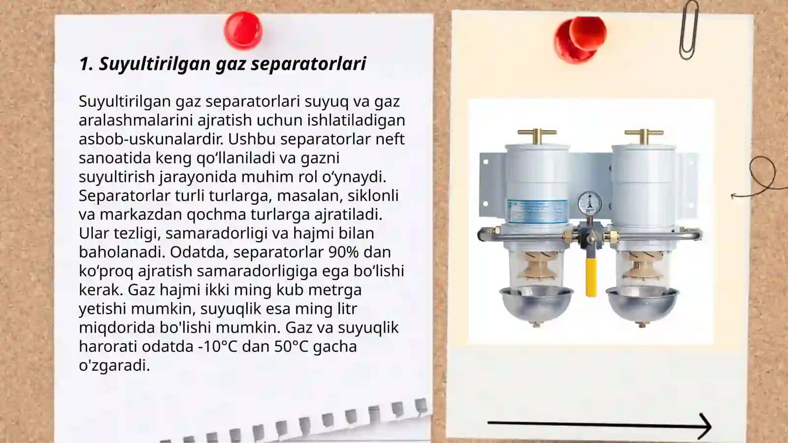 Suyultirilgan gaz separatorlari 3
