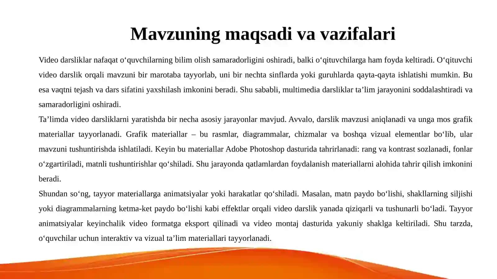 ADOBE PHOTOSHOP DASTURI BILAN TANISHISH VIDEODARSINI YARATISH 3