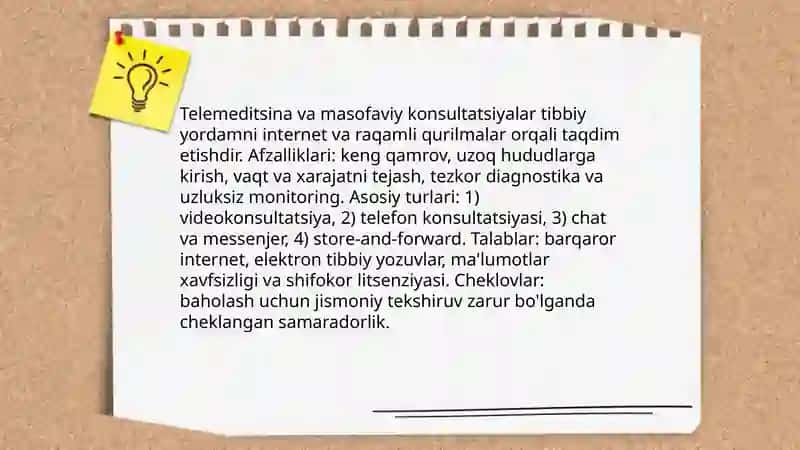 Tibbiyotda raqamli tehnalogiyalar 3