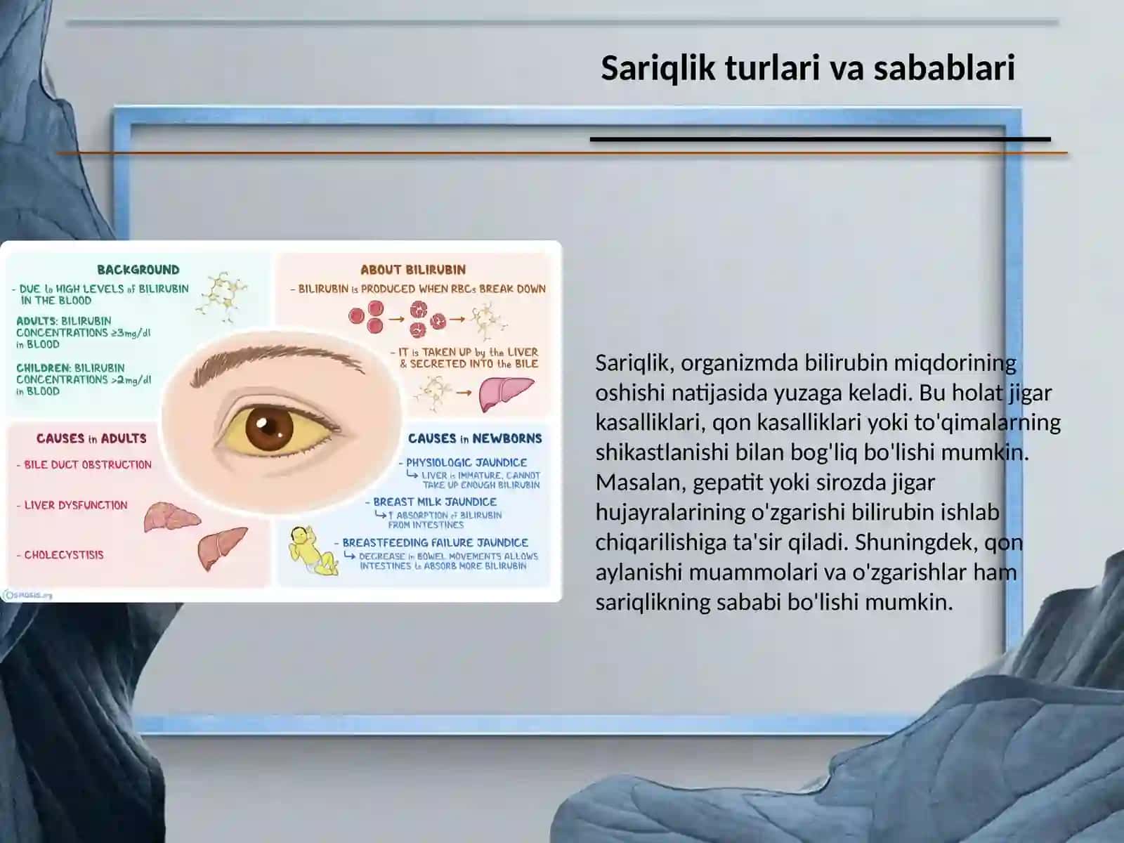 Sariqliklarning biokimyoviy jihatdan differensial tashxisi 3