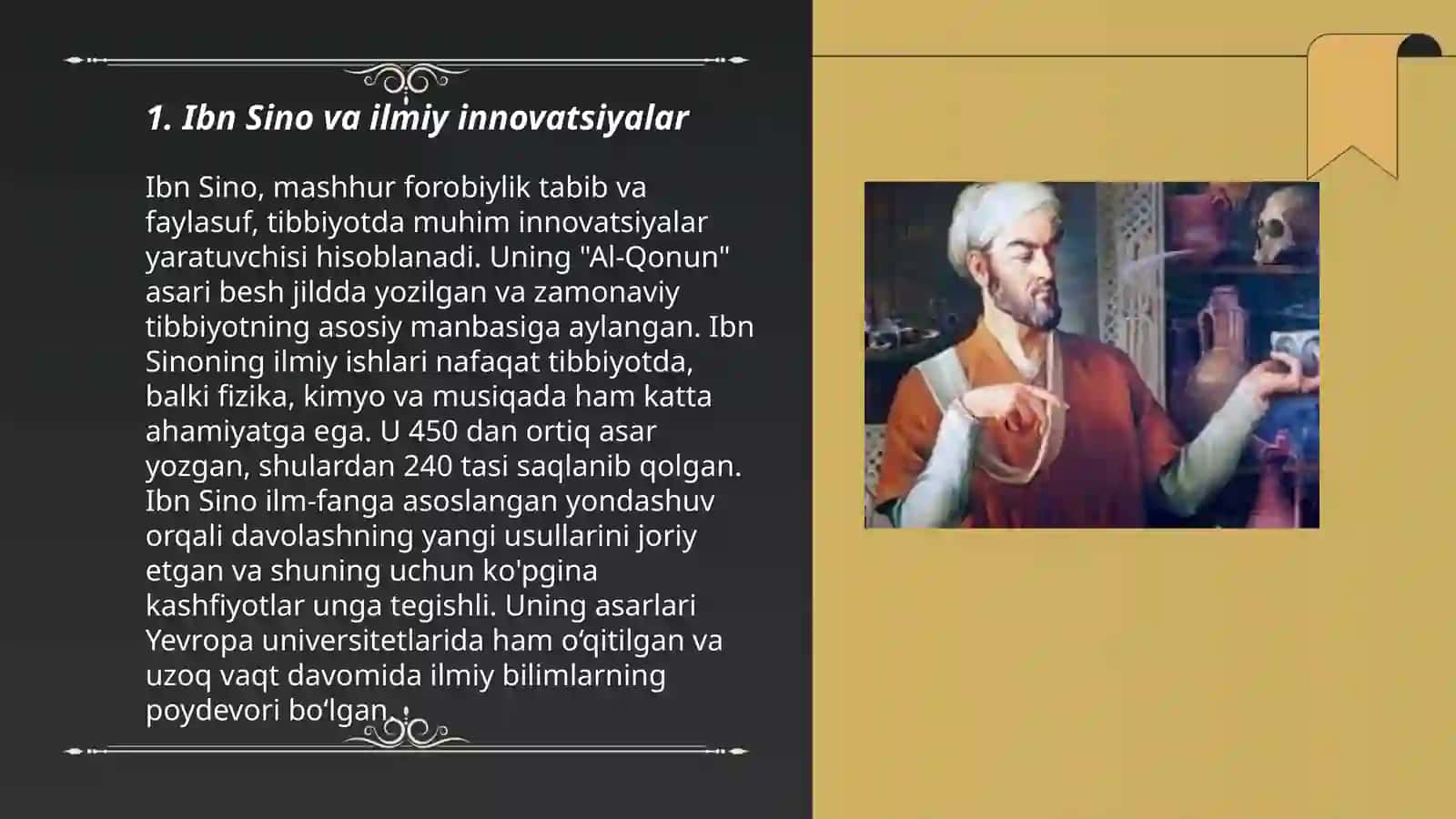 Ibn Sino va ilmiy innovatsiyalar 3