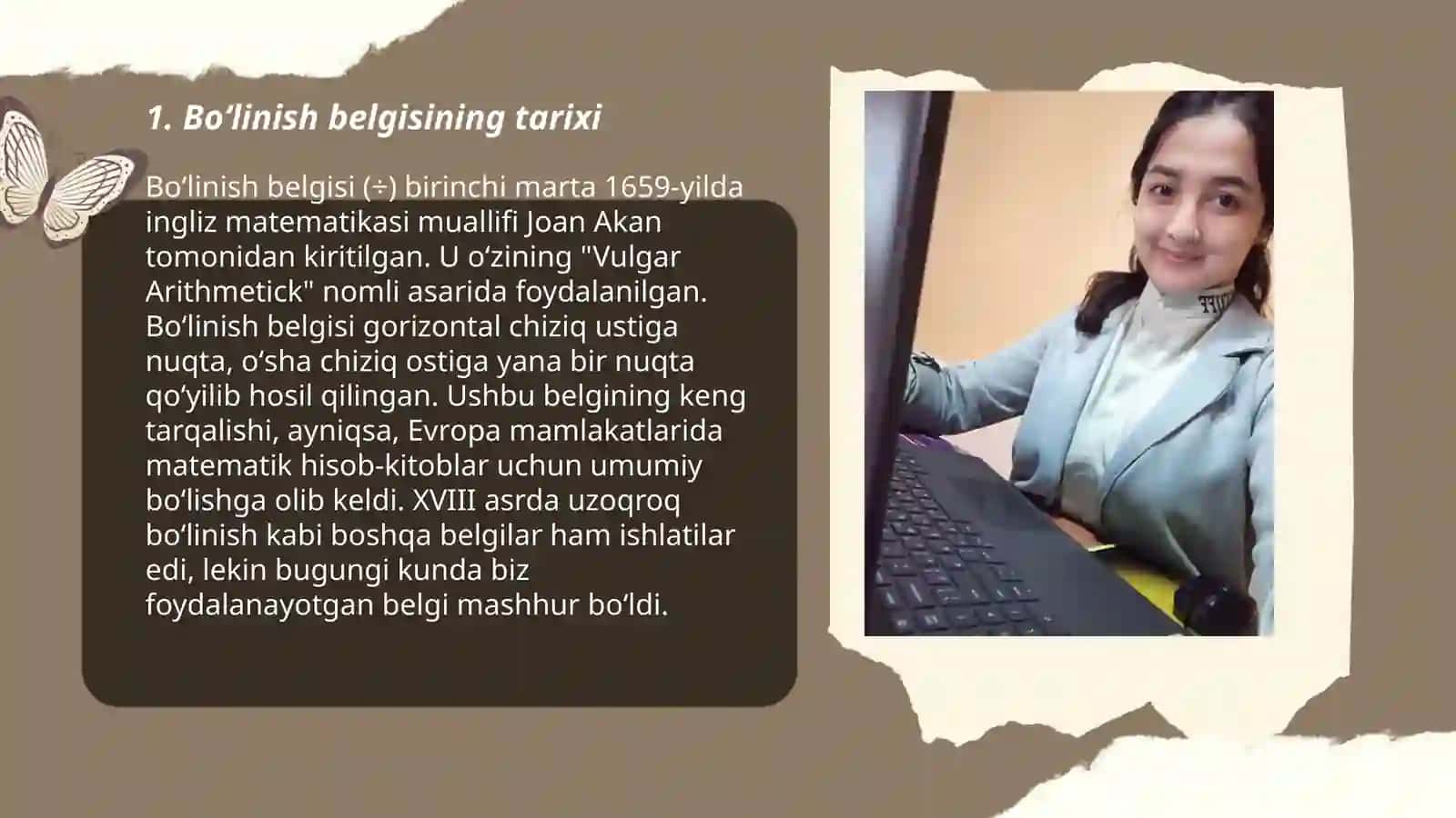 Boʻlinish belgisi 3