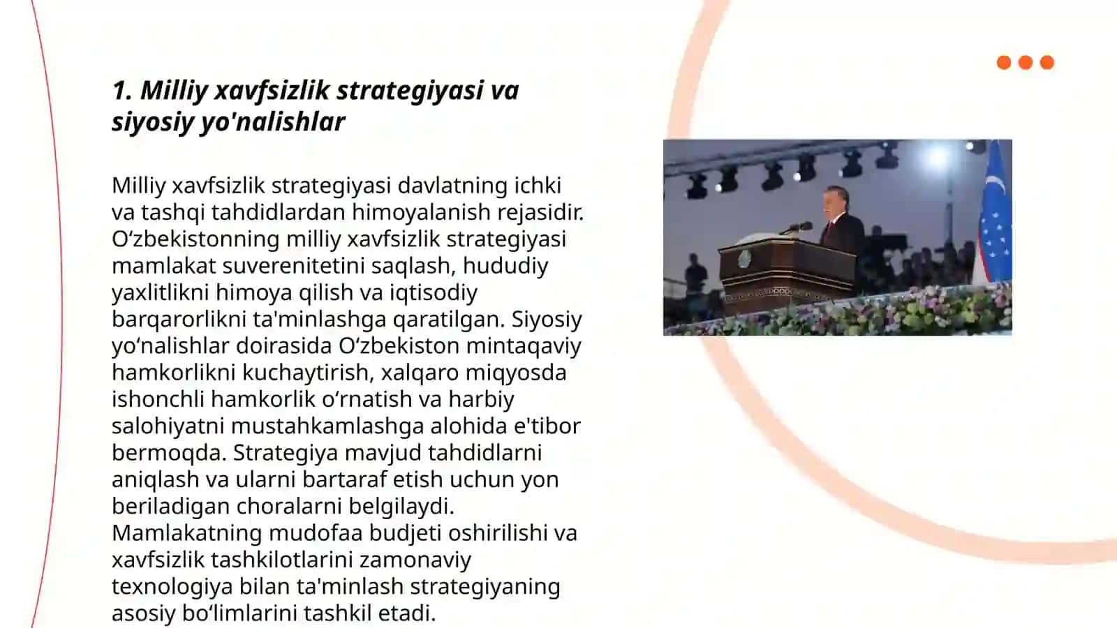 Milliy xavfsizlikni ta'minlash ishlari 3