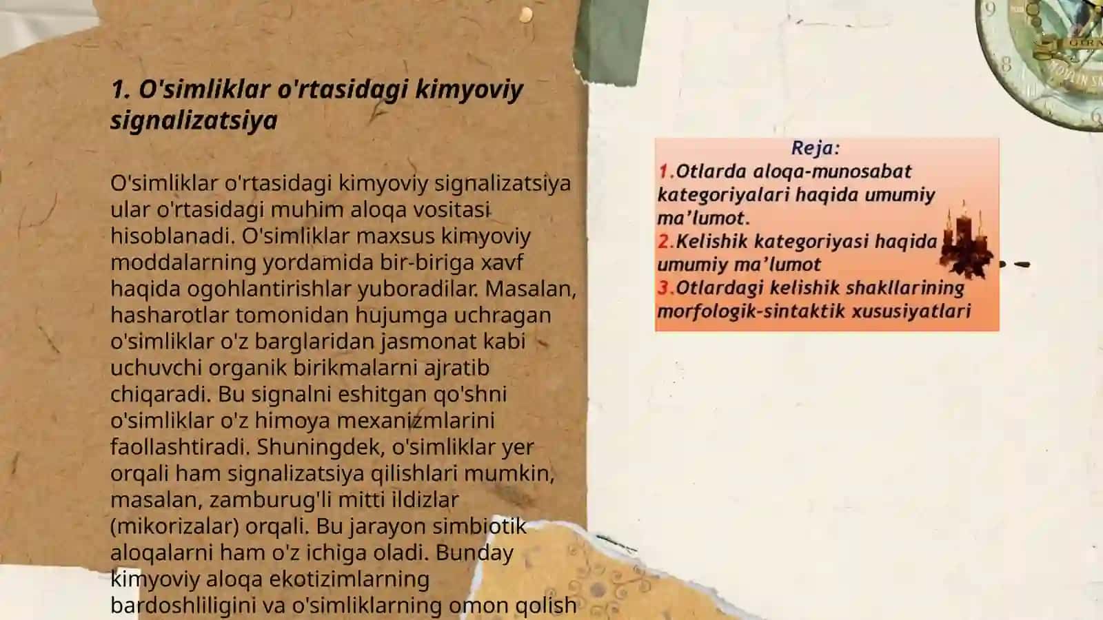 O'simliklar o'rtasidagi kimyoviy signalizatsiya 3