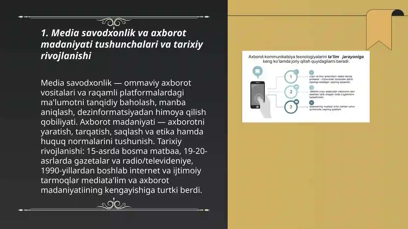 Media savodxonlik va axborot madaniyati evolutsiyasi va uning jamiyatdagi ahamiyati 3