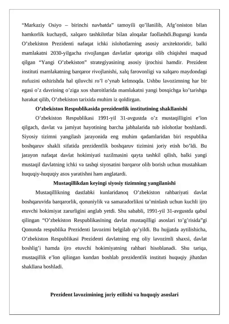 O’zbekiston Respublikasining Prezidenti 3