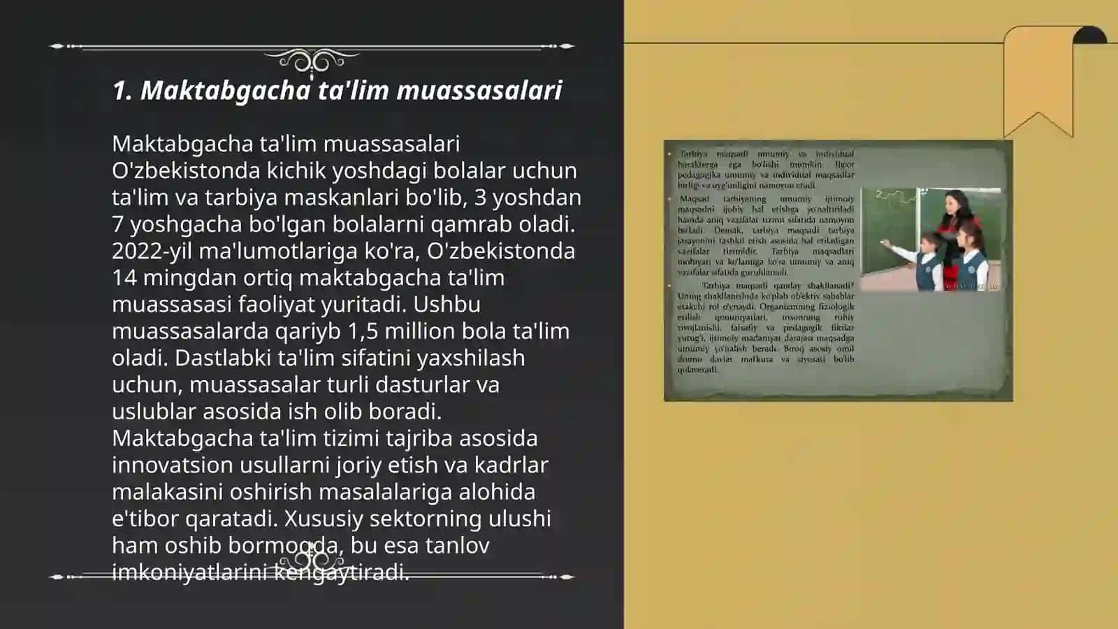 Pedagogika nazaryasi fanidan tayyorlangan slayd 3