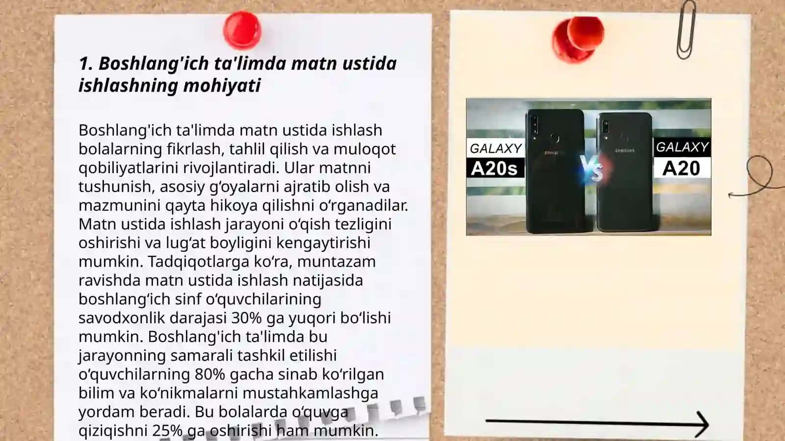 Boshlangich talimda matn ustida ishlash 3