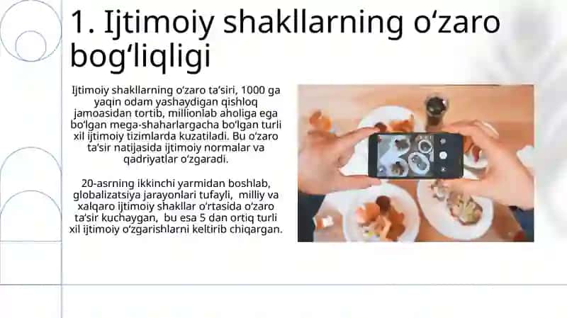 Ijtimoiy shakllarning o'zaro ta'siri 3