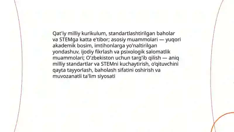 10 ta xorijiy davlatlarini ta'lim va tarbiya tizimidagi 3