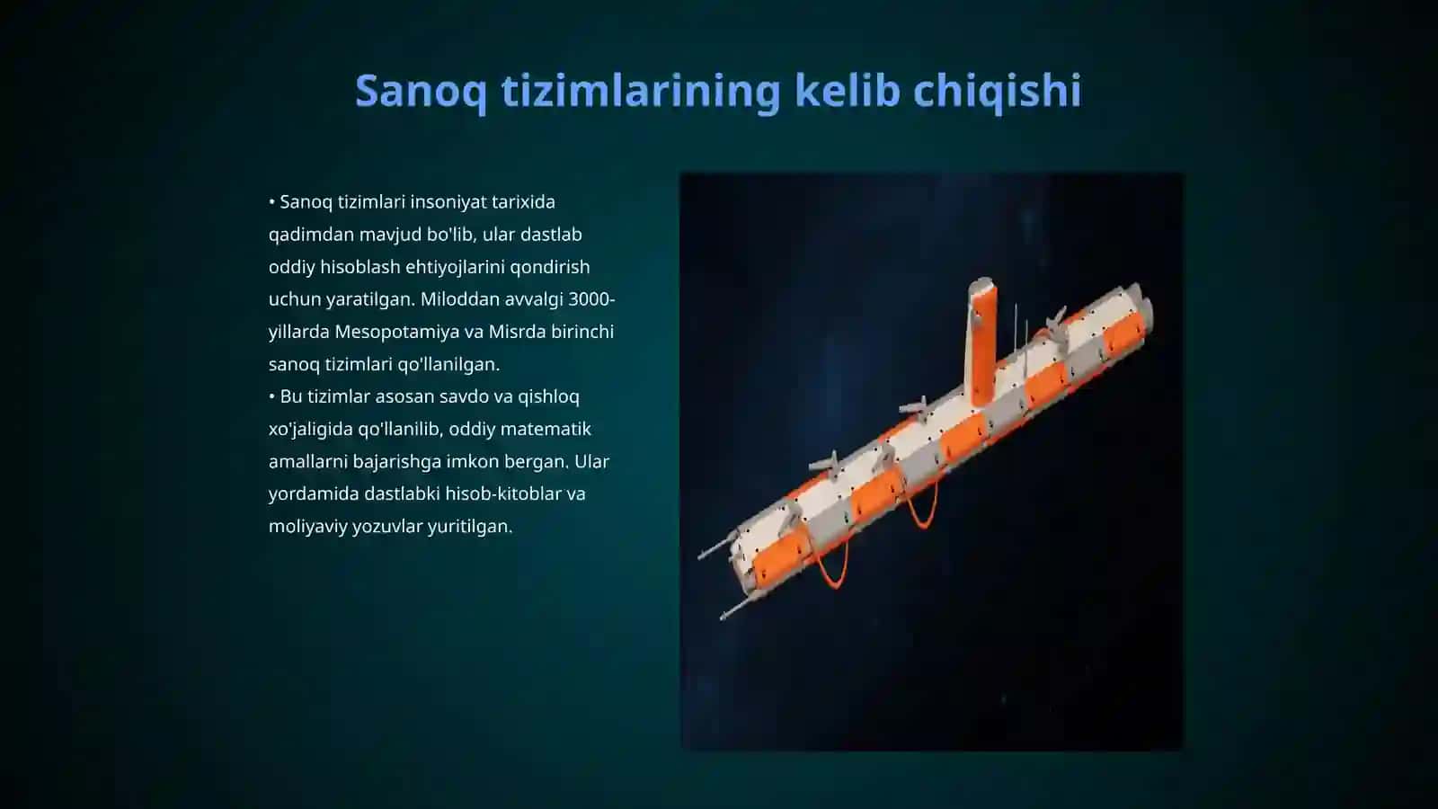 Sanoq tizimlari va sonlarni bir tizimdan ikkinchisiga o‘tkazish 3