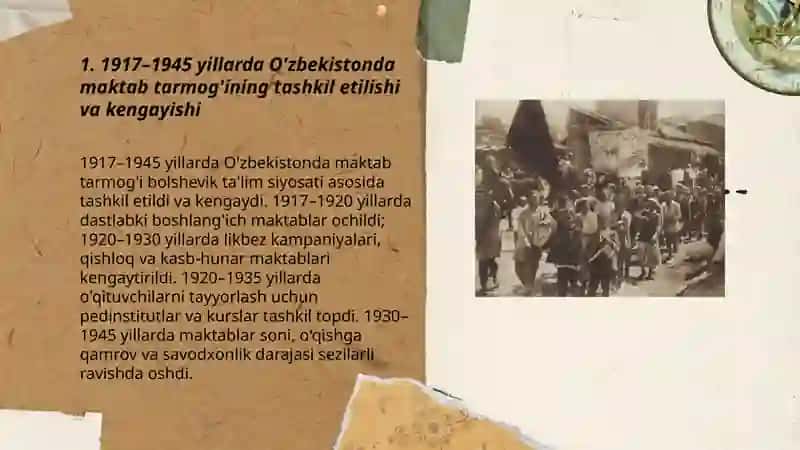1917-1945-yillarda O'zbekistonda maktab va pedagogika fani 3