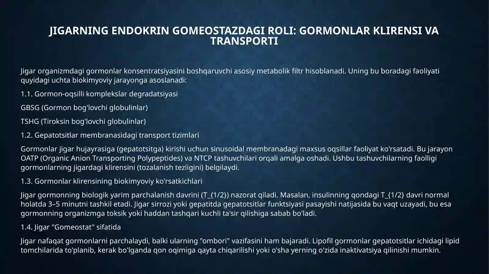Jigardagormonlarningzararsizlantirilishi, klinik ahamiyati 3