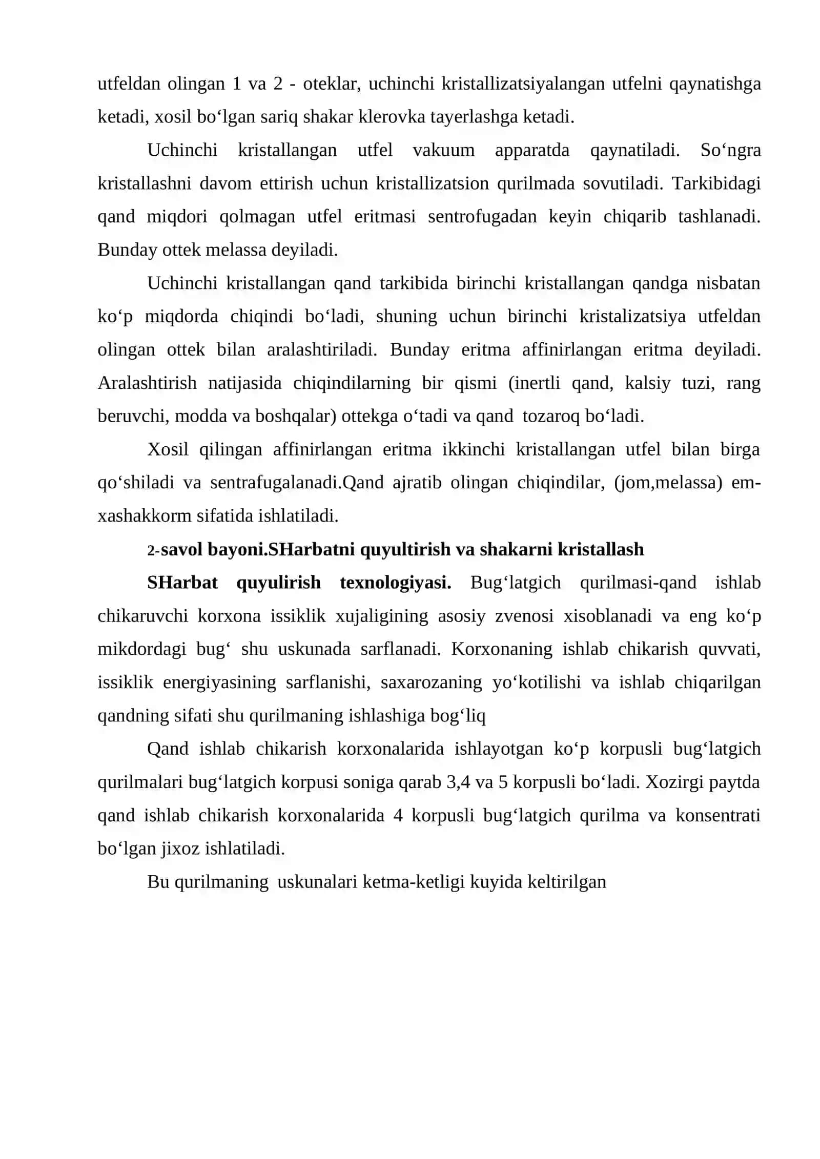 QANDLI MODDALAR ISHLAB CHIQARISH TEXNOLOGIYASIDA BIOTEXNOLOGIK USULLAR 3