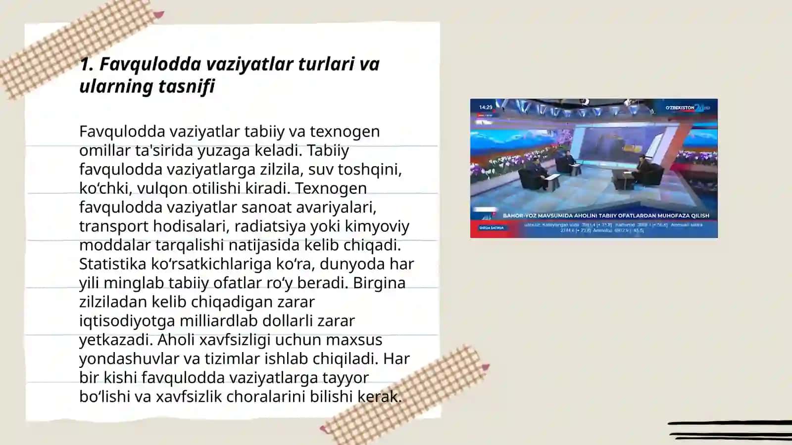 Aholi va hududlarni favqulodda vaziyatlardan muhofaza qilish va fuqaro muhofazasi tadbirlarni rejalashtirish 3