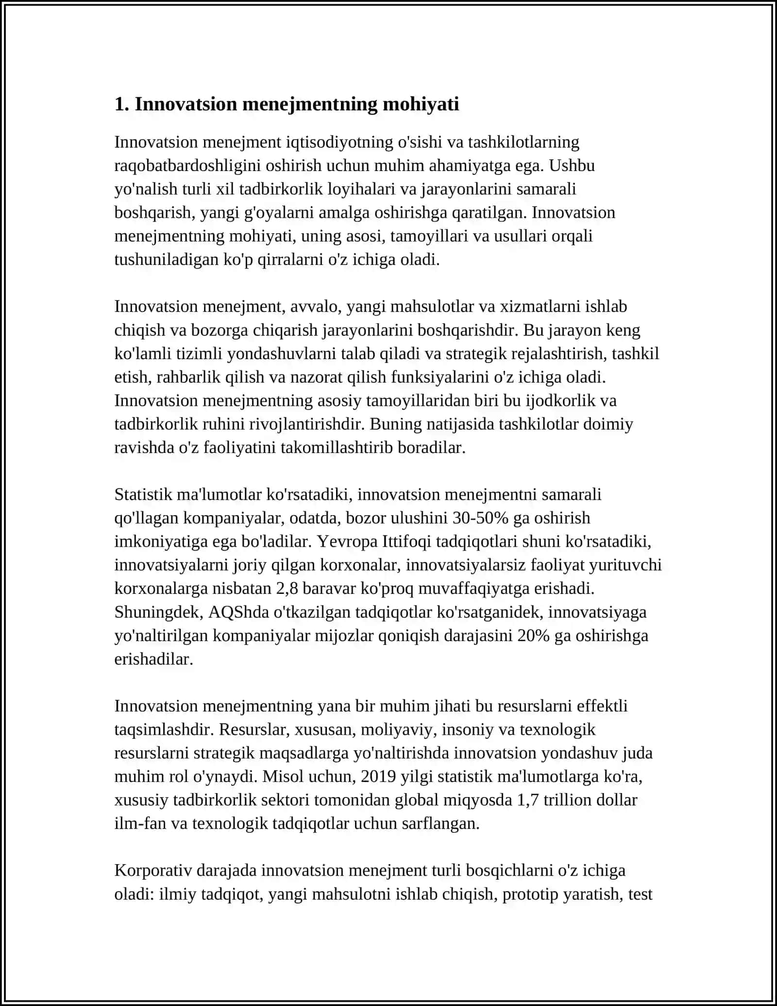INNOVATSION MENEJMENTNING ASOSLARI 3