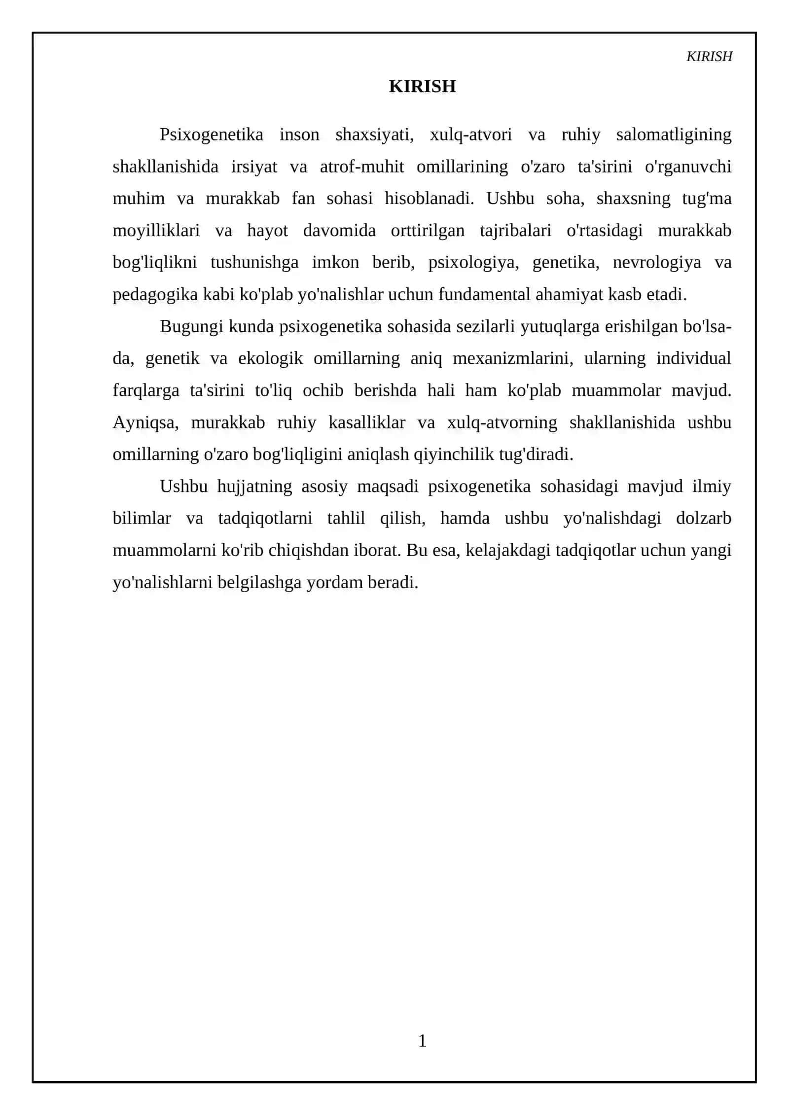 Psixogenetika tarixi 3