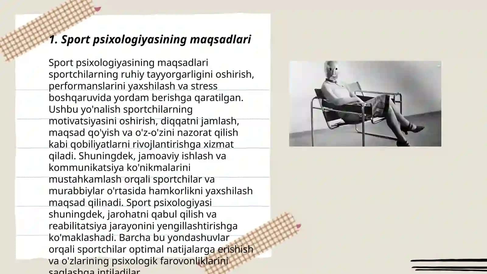 Sport psixologiyasining maqsad va vazifalari 3