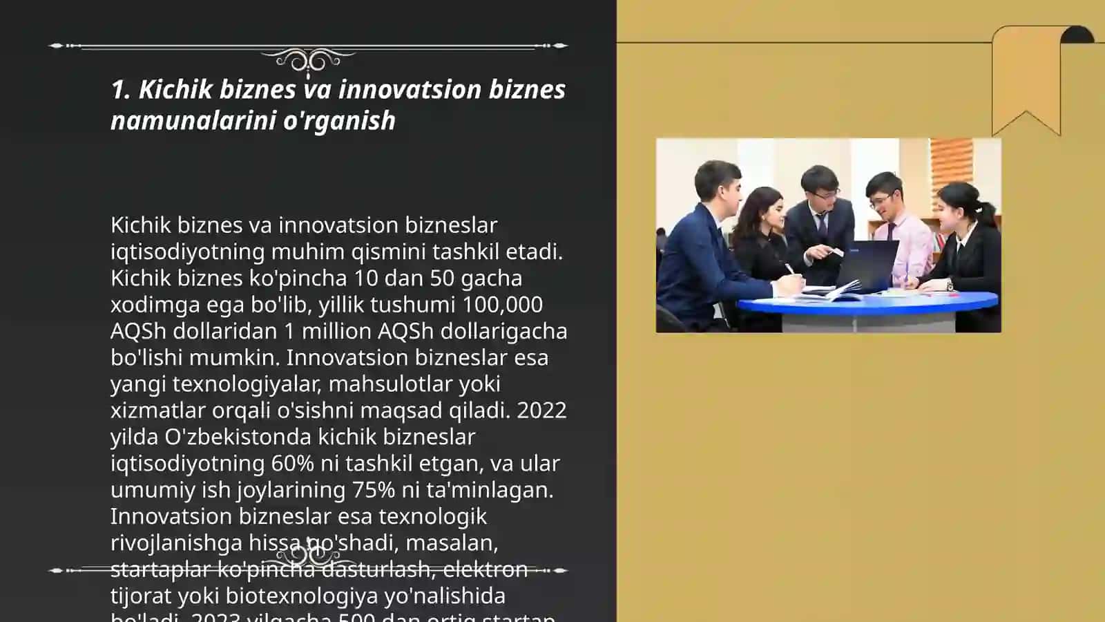 Universitetda kichik biznes va innovation gurux tashkil qilish 3