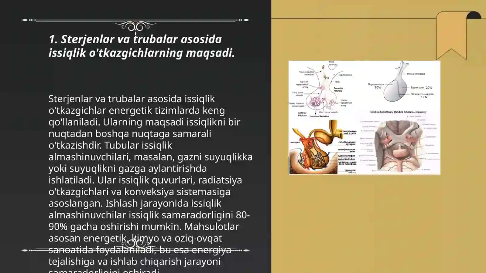 Sterjenlar va trubalar asosida issiqlik o'tkazgichlarning ishlash printsipi 3