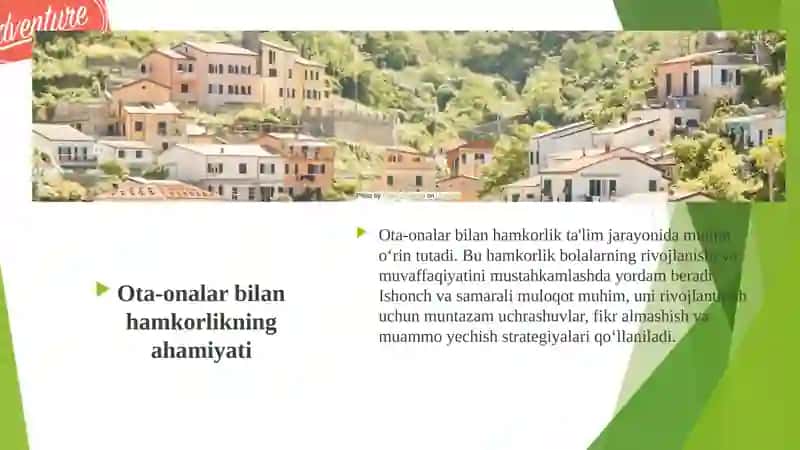 Ota-onalar bilan boriladigan ishlar bo'yicha yillik ish reja tuzish 3