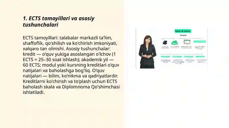 ECTS bòyicha kredetlar ajratish va òtish metodologiyasi 3