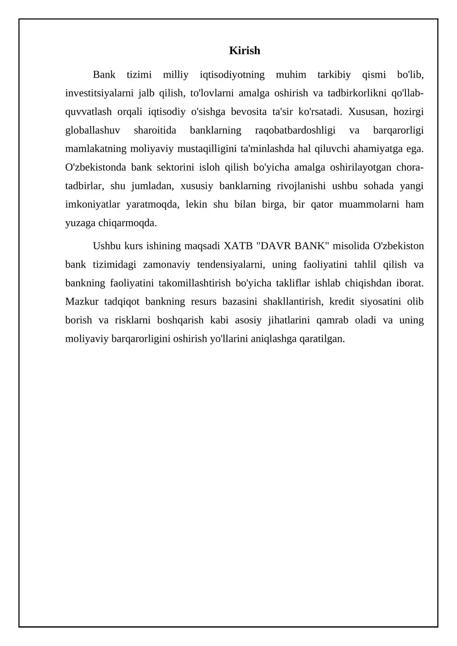 Xatb davr bank 3