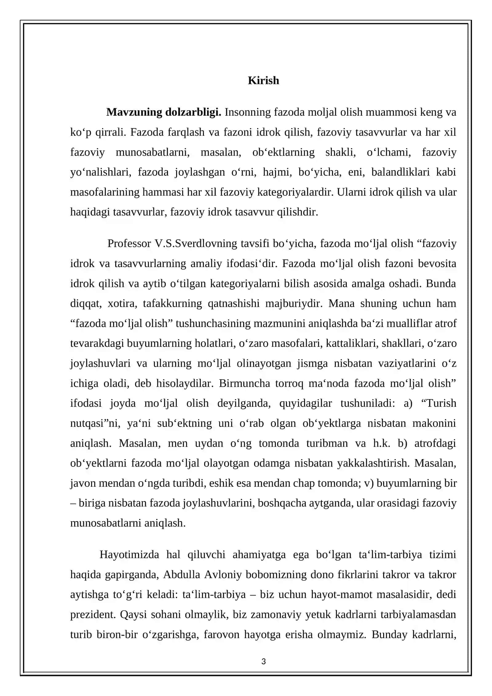 BOLALARDA ELEMENTAR MATEMATIK TASAVVURLARNI SHAKILLANTIRISH 3