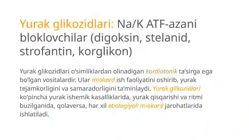Yurak Glikozidlari 3