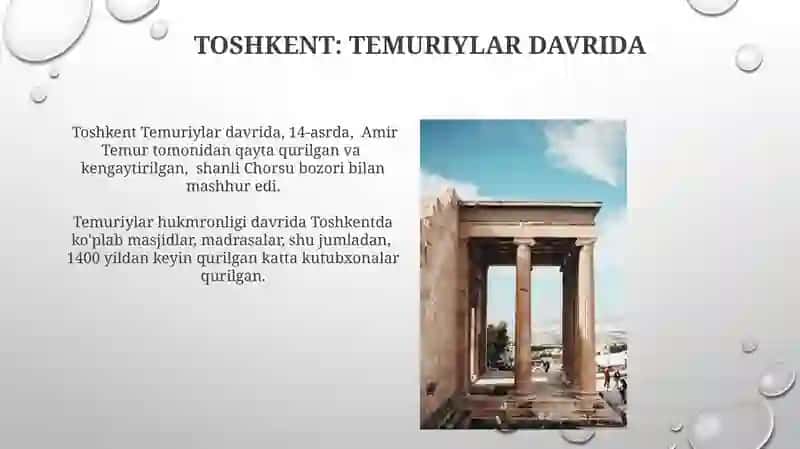 Temuriylar va antik davr shaharlari 3