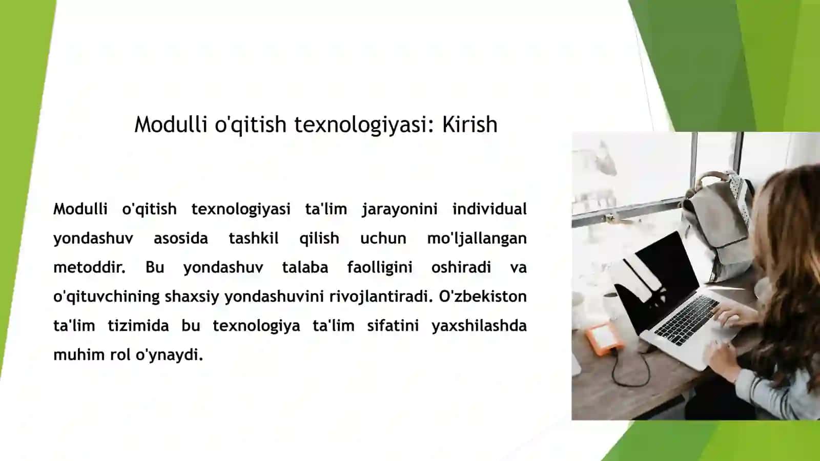 Modullio'qitish texnologiyasi 3