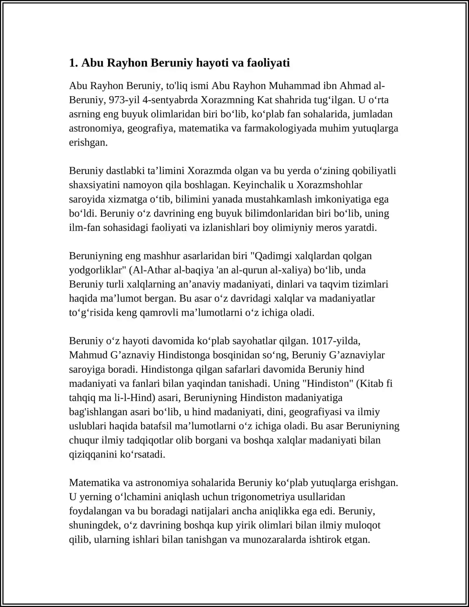 Abu Rayhon Beruniy - Xorazm Maʼmun Akademiyasining Raisi 3