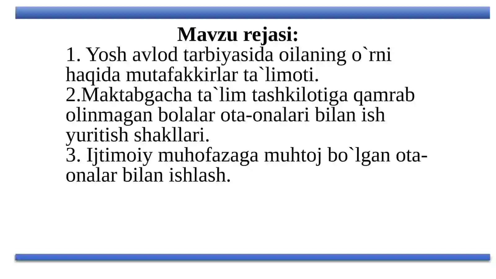 Maktabgacha ta`lim tashkiloti va oila hamkorligi 3