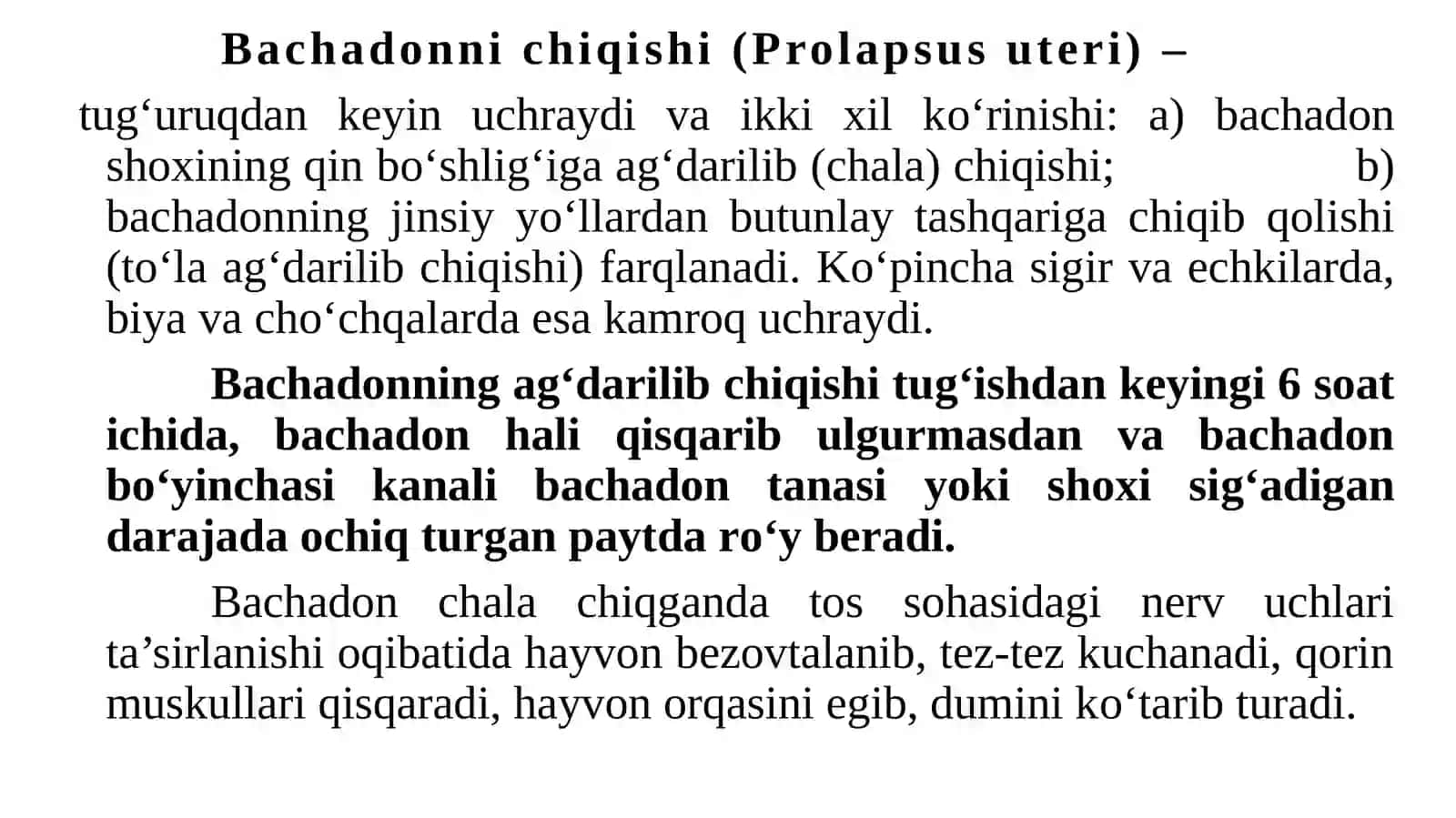 10-ma’ruza.TUGʻISHDAN KEYINGI DAVRDA UCHRAYDIGAN KASALLIKLAR 3