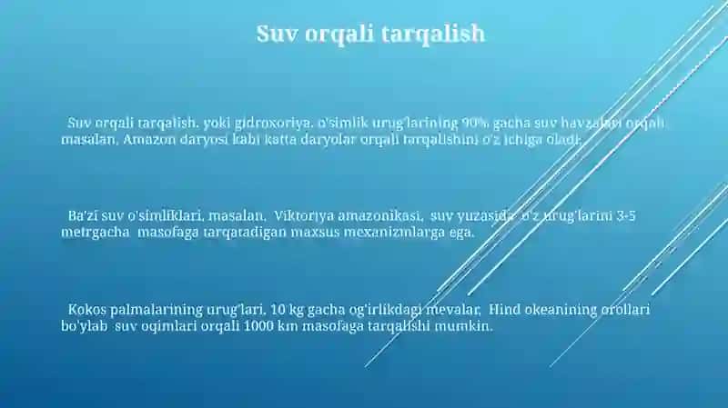 O'simlik ko'payish elementlarining tuzilishi va tarqalishida ishtirok etuvchi omillar 3