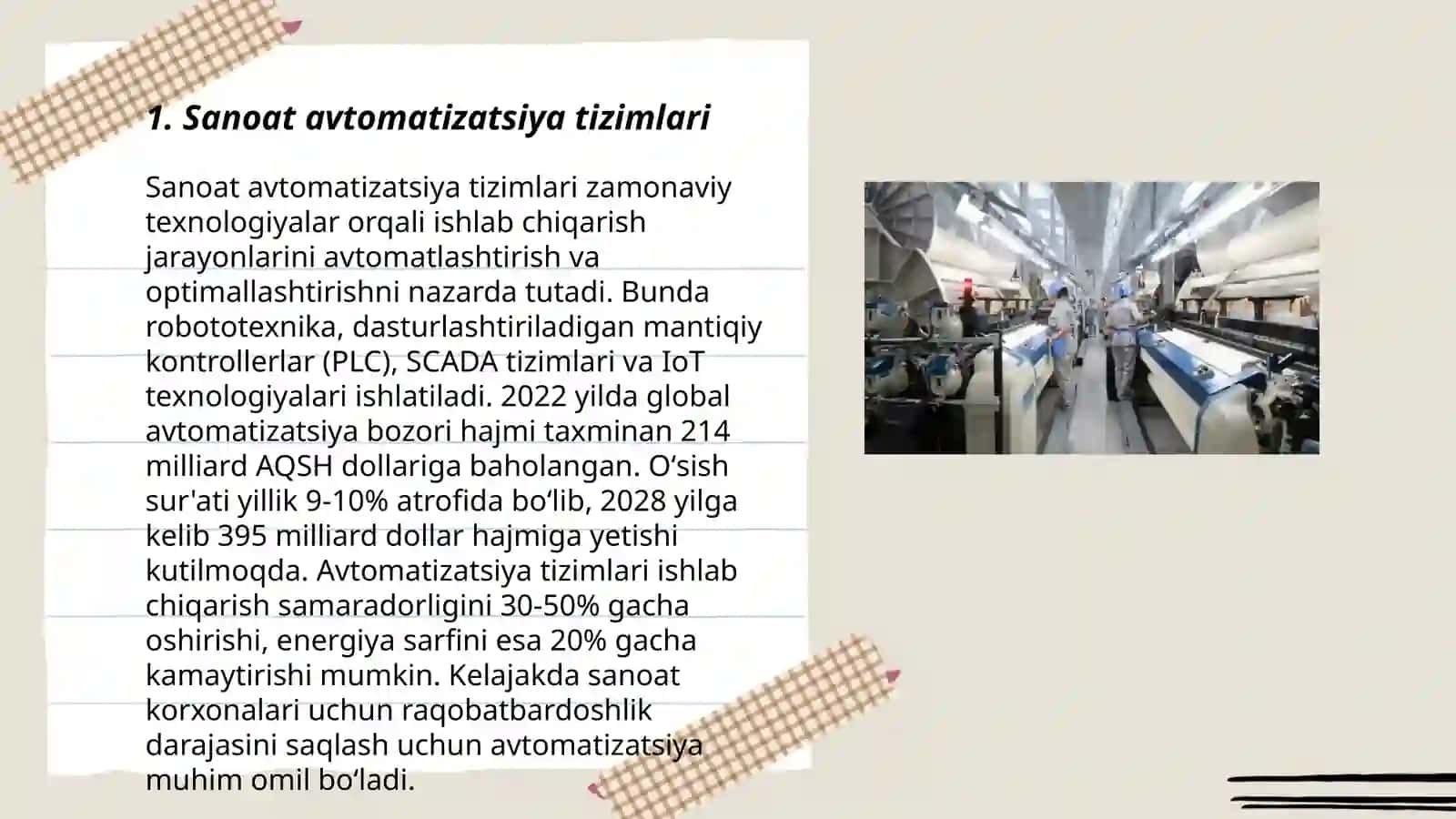 Sanoat roʻbitlarini boshqarish tizimlari 3
