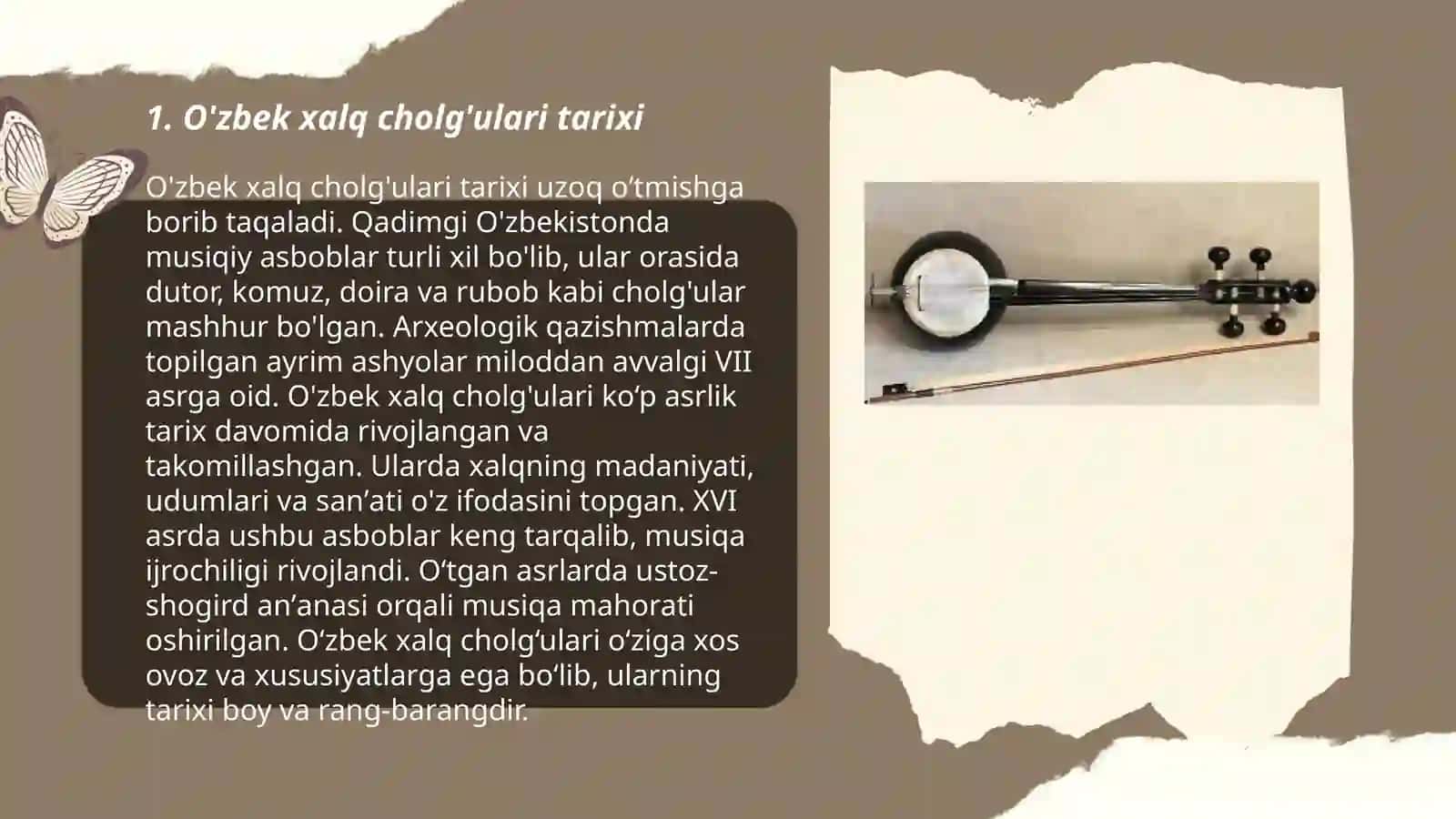 O'zbek xalq cholg'ulari tarixi 3