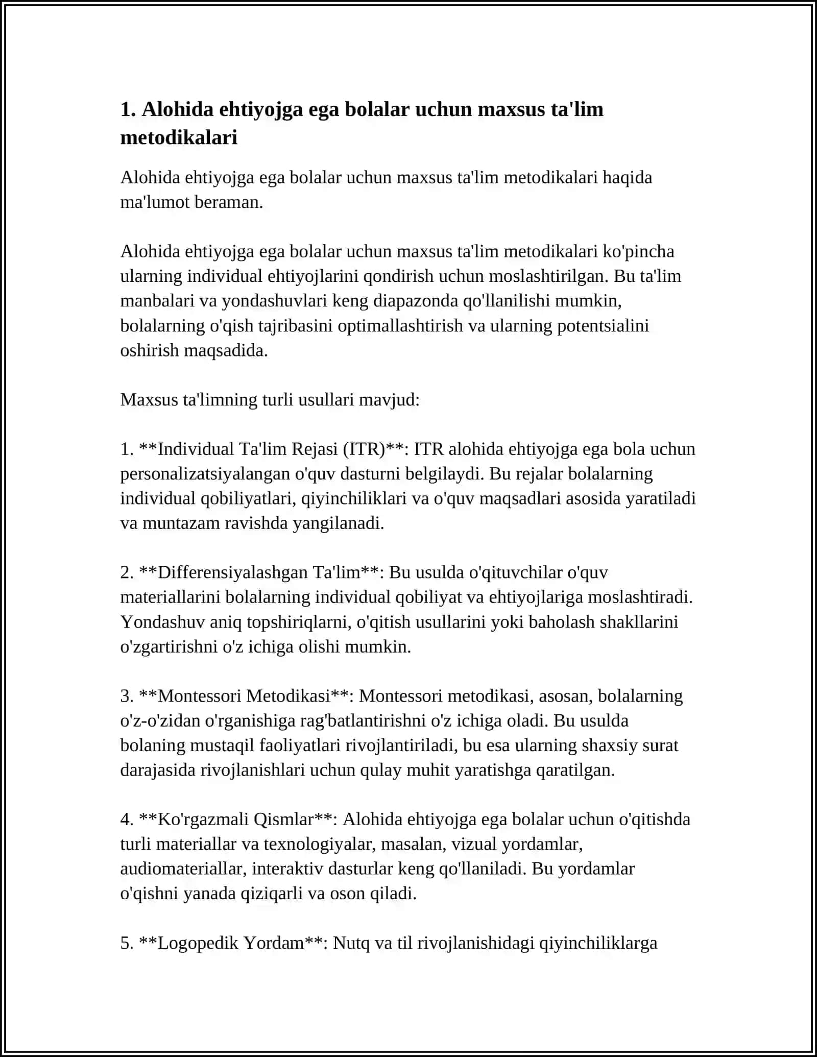 ALOHIDA YORDAMGA MUHTOJ BOLANI SAMARALI ILLUZIYASI UCHUN ICHKI SHAROITLAR 3
