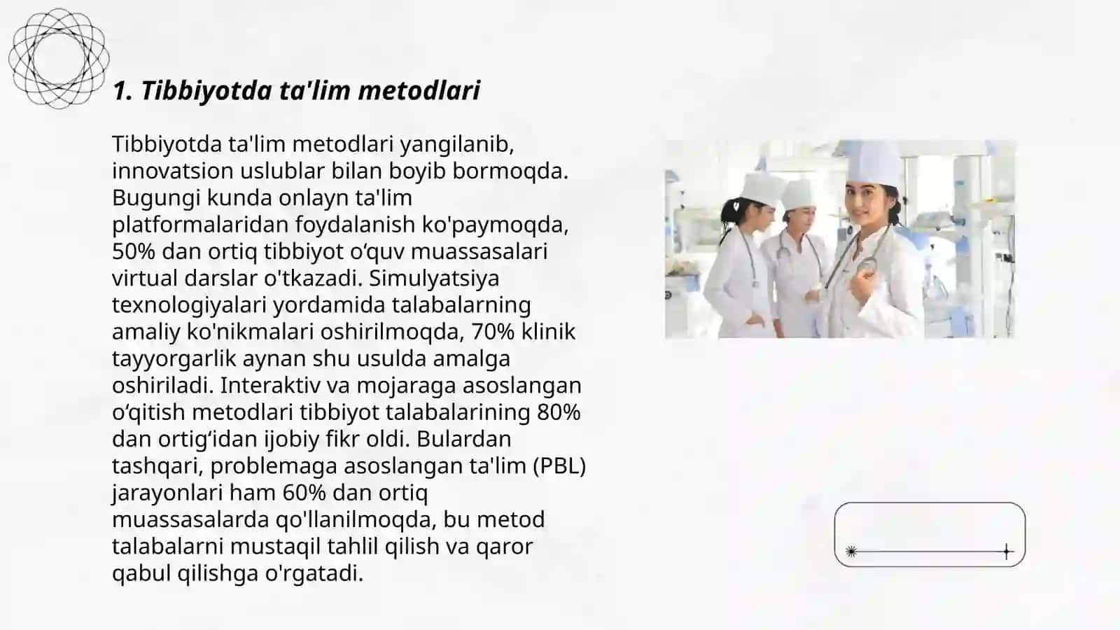 Tibbiyotda ta'lim metodlari 3