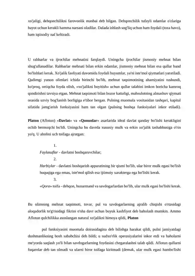 Qadimgi Yunonistondagi iqtisodiy ta'limotlar 3