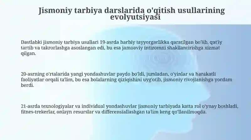 Jismoniy tarbiya darslarida qo'llaniladigan o'qitish metodlari 3
