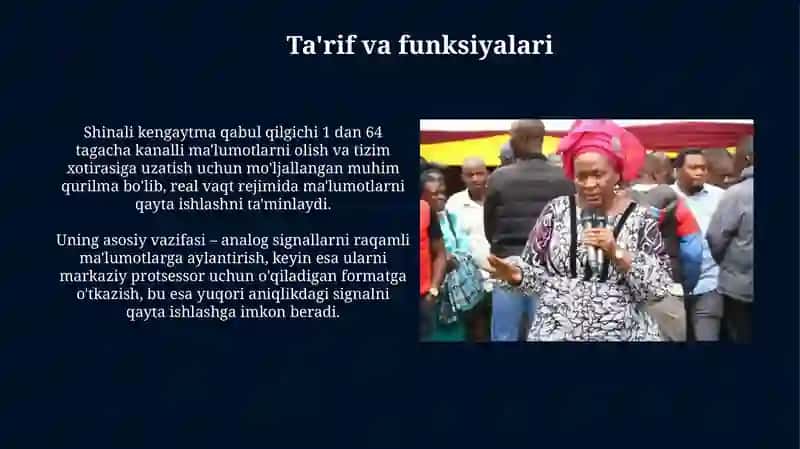 Shinali kengaytma qabul qilgich 3