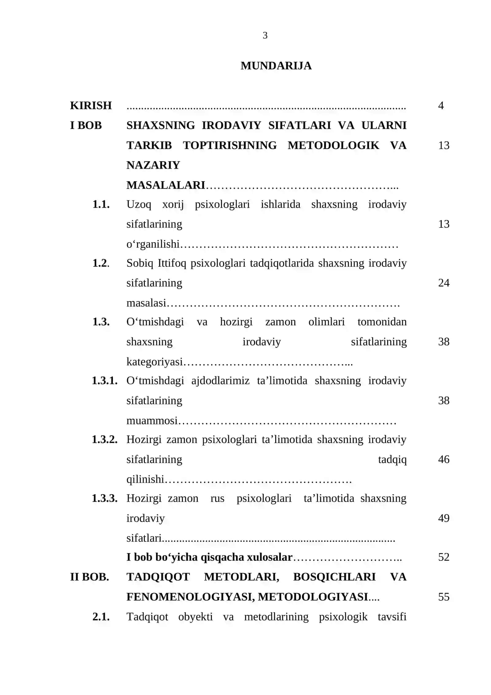 Shaxsning irodaviy sifatlari va ularni tarkib toptirishni tashxislash 3