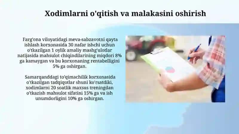 Mahsulot ishlab chiqarish maromiyligi tahlili 3