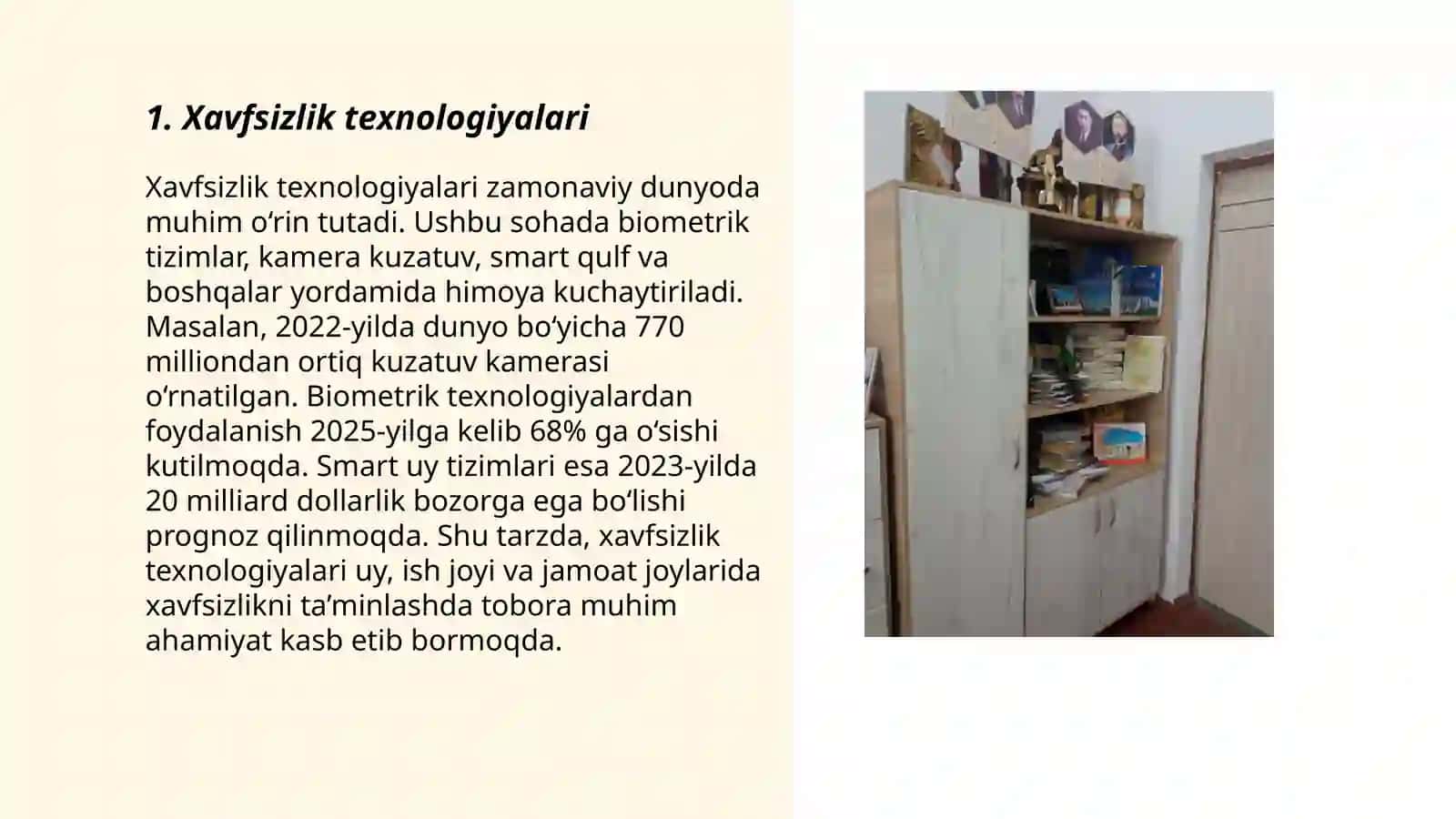 Fan xonalarining jihozlanishi oʻrganish 3