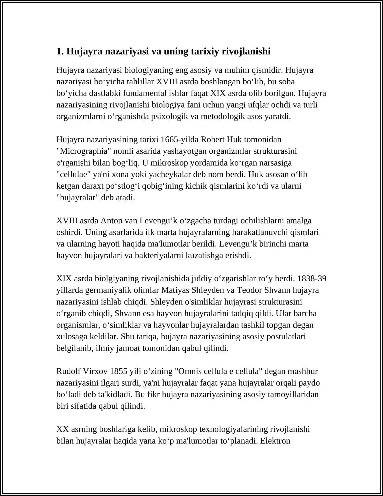 HUJAYRA TUZILISHINI OʻRGANISH 3