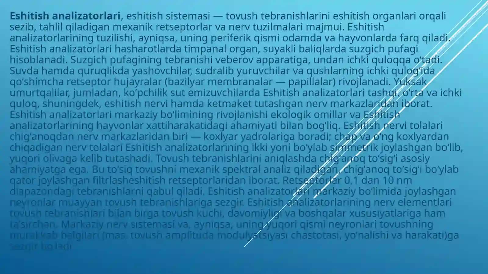 ESHITUV VA VESTIBULYAR ANALIZATORLAR FIZIOLOGIYASI 3