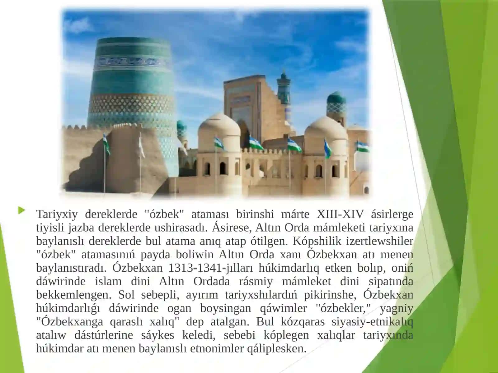 "Ózbek" ataması haqida pikirler 3