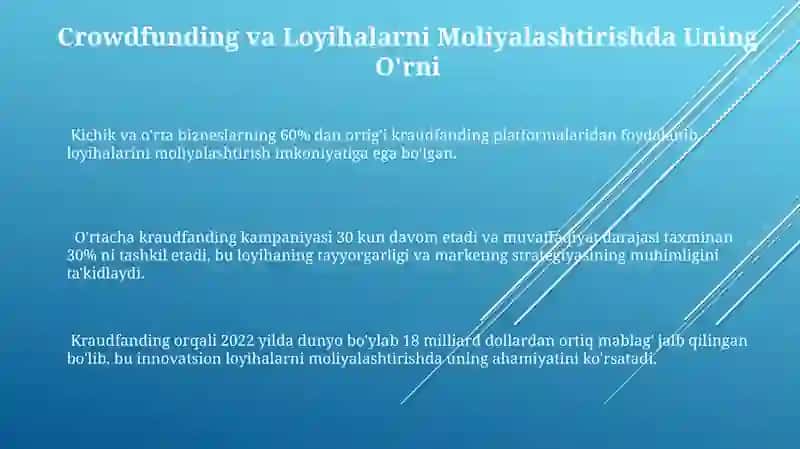 Innovatsion Loyihalarni Moliyalashtirishning Asosiy Manbalari 3